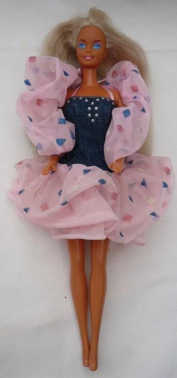 Nostalgische Barbie jeans/tule outfit (Diseño Original Barbi, Ophalen of Verzenden, Gebruikt, Pop