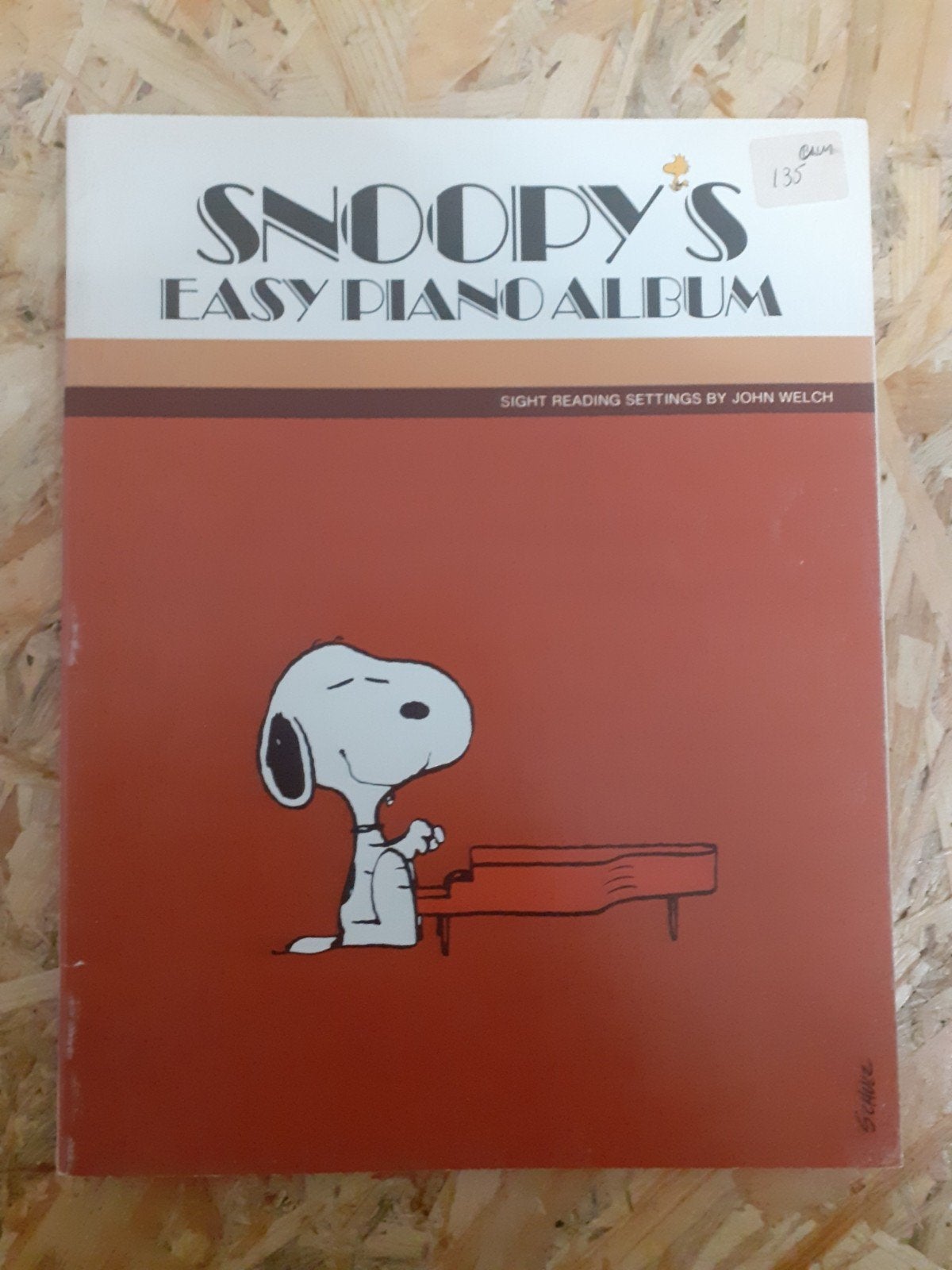 Snoopy's Easy Piano Album - John Welon - Muziekboek, Gebruikt, Ophalen of Verzenden, Thema, Piano
