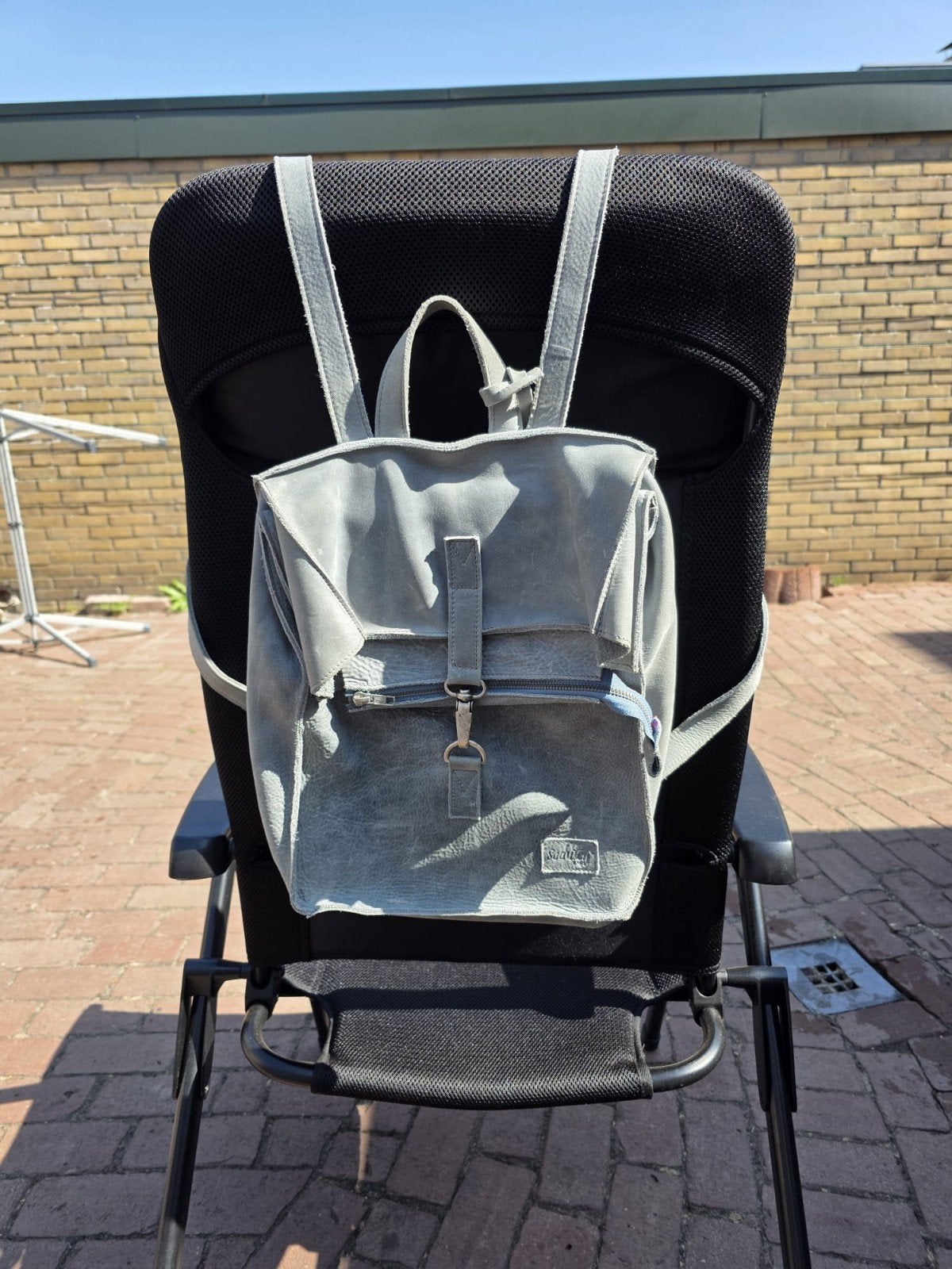 Leren rugzak  sodutch, Sieraden, Tassen en Uiterlijk, Tassen | Rugtassen, Ophalen of Verzenden, Overige merken, 30 tot 45 cm