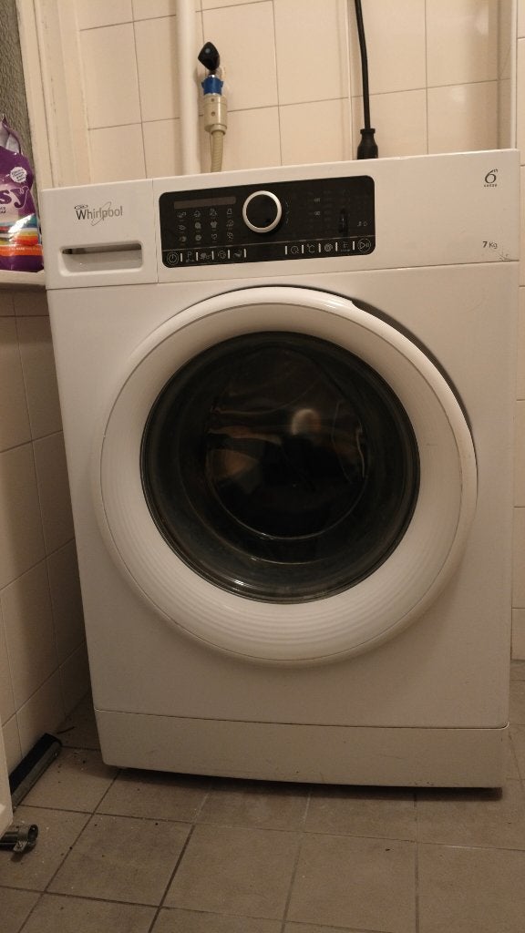 Whirlpool 7KG Wasmachine 1400TPM FSCR70410, Ophalen, 1200 tot 1600 toeren, Gebruikt, 4 tot 6 kg