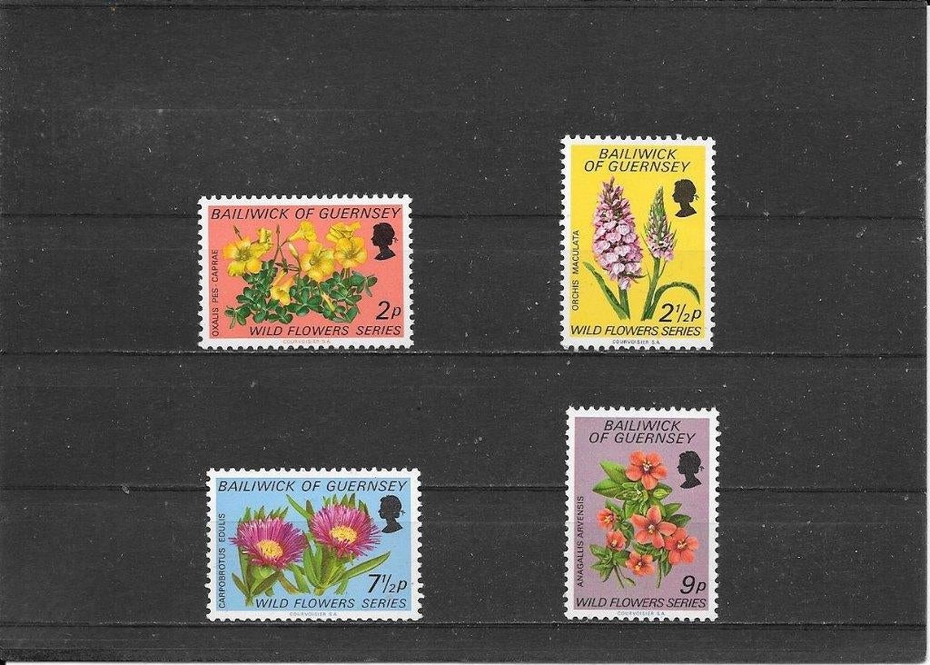 Guernsey bloemen, Ophalen of Verzenden, Postfris