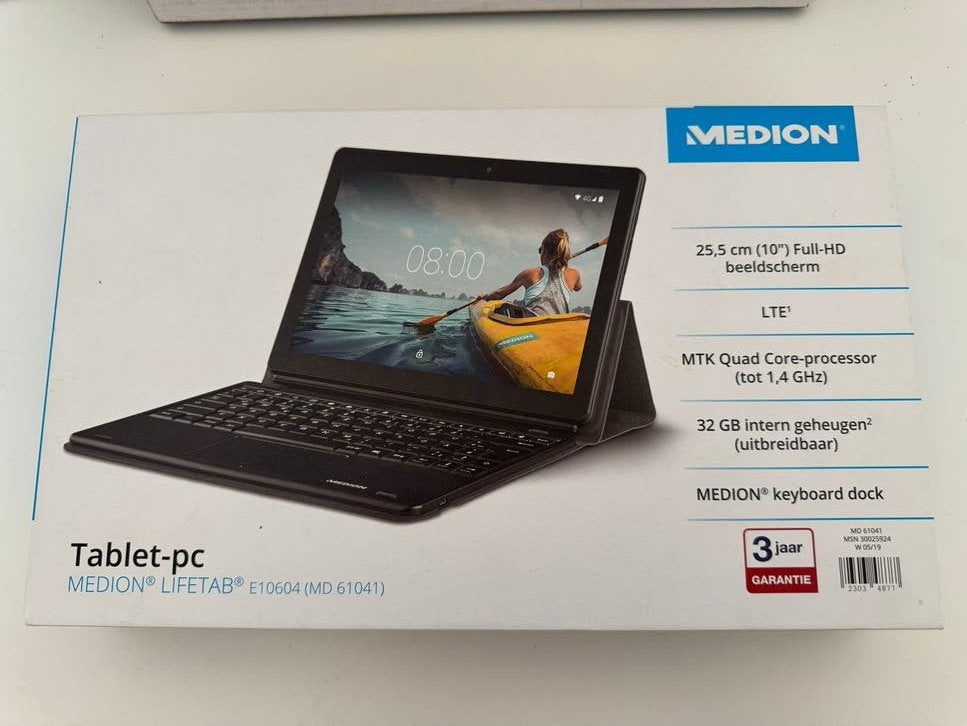 Medion Tablet-PC E10604 (MD 61041) Nieuw in doos, Computers en Software, Windows Tablets, Nieuw, Wi-Fi en Mobiel internet, 10 inch