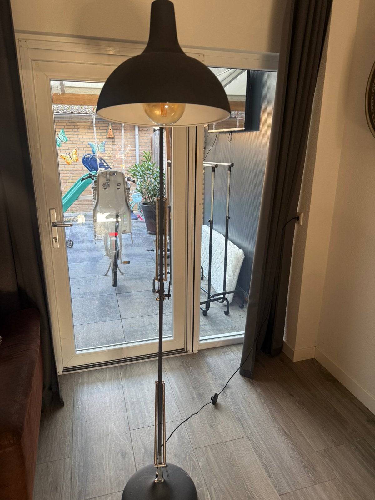 Zware staan lamp, Ophalen, Zo goed als nieuw, Metaal, 150 tot 200 cm