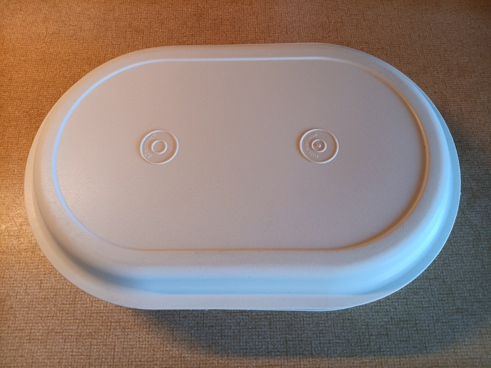 opbergdoos/wafeldoos, Ophalen of Verzenden, Gebruikt, Crème, Bewaardoos