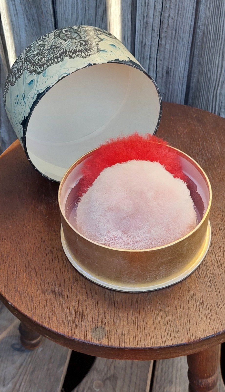 Vintage Maja Myrurgia Dusting Powder doos, Verzamelen, Ophalen of Verzenden, Gebruikt, Overige typen, Gevuld