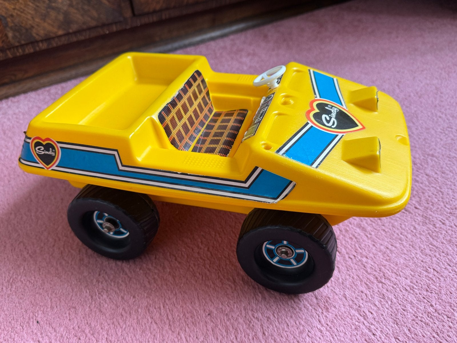 Vintage Sindy Jeep/Buggy - pedigree, Verzamelen, Ophalen of Verzenden, Gebruikt, Fashion Doll
