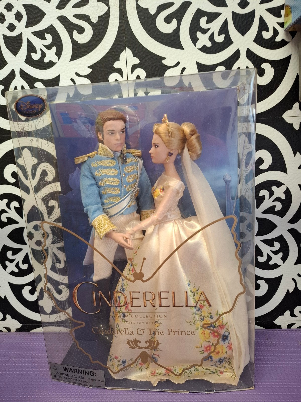 Disney Store Cinderella & Prince Charming Poppen Set nrfb, Verzamelen, Ophalen, Zo goed als nieuw