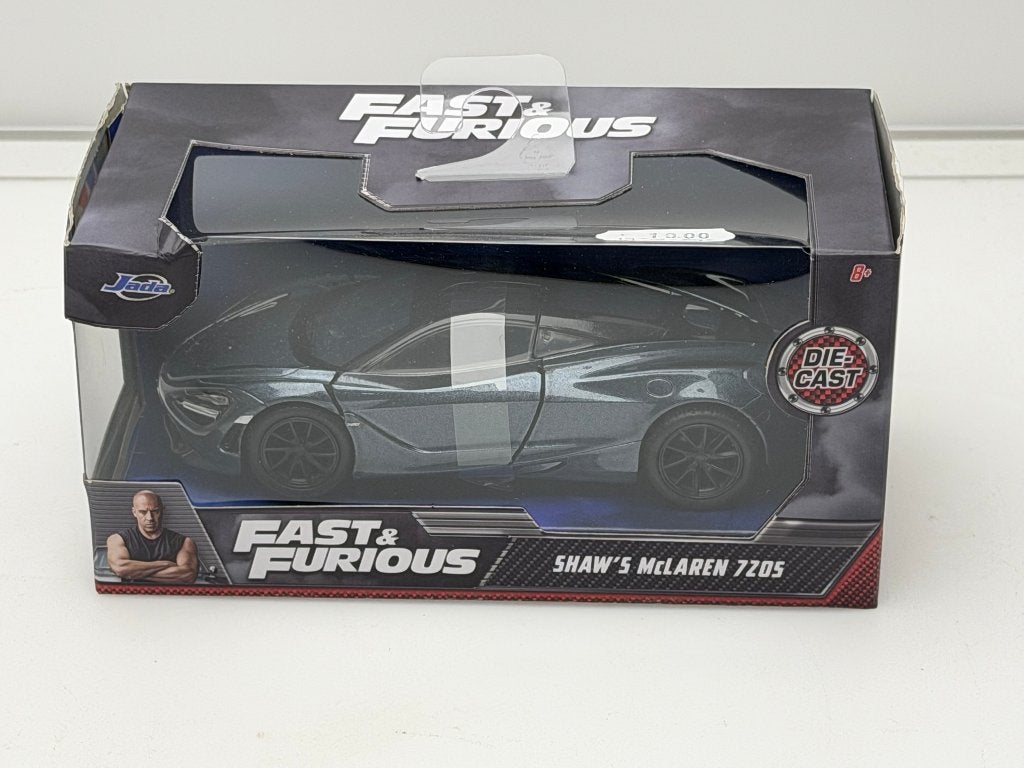 Jada Fast & Furious Shaw's McLaren 720S modelauto, Gebruikt, Adres onbekend, Auto, Ophalen of Verzenden