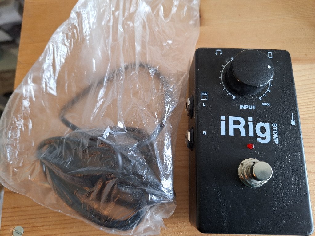 iRig Stomp gitaar interface voor iOS, Ophalen of Verzenden, Zo goed als nieuw, Elektrische gitaar