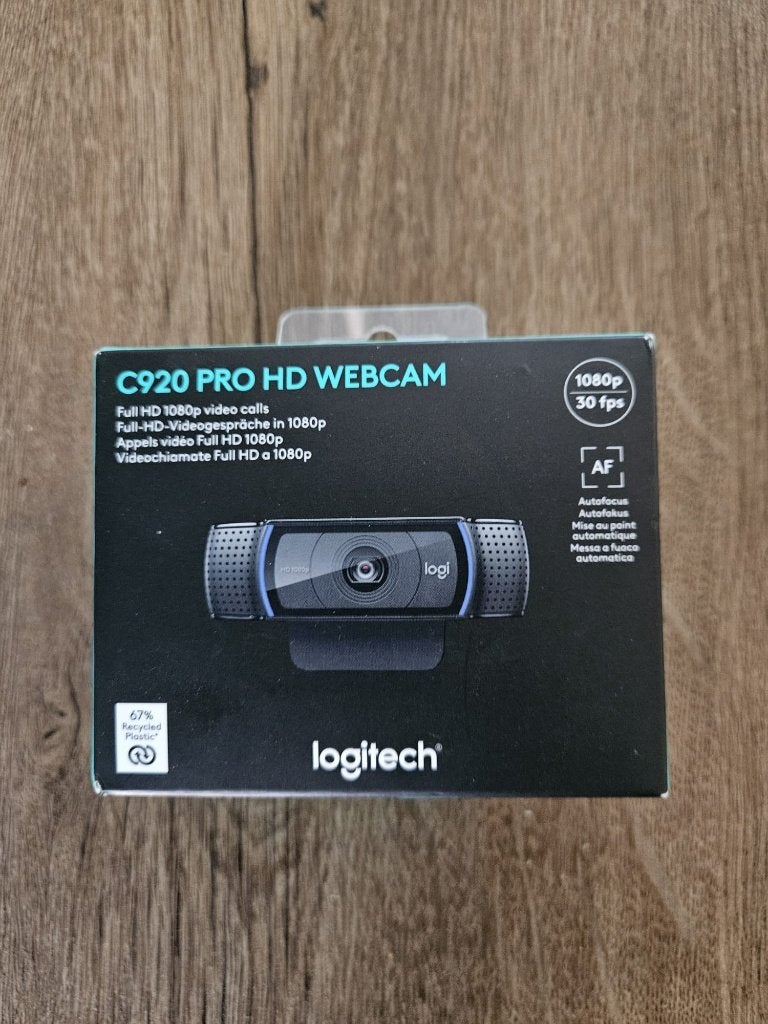 Nieuwe Logitech C920 Pro HD Webcam - Full HD 1080p, Computers en Software, Webcams, Logitech, Nieuw, Ophalen of Verzenden, MacOS