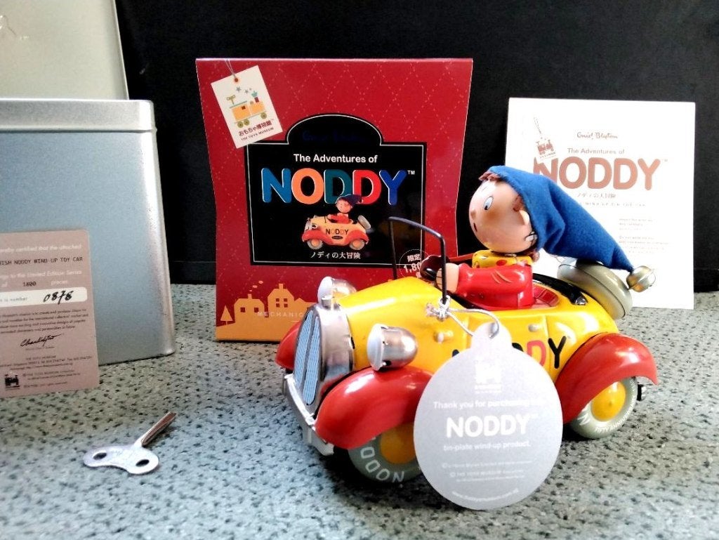 Noddy opwindbare blikken auto - Nieuw in blikken doos, Ophalen