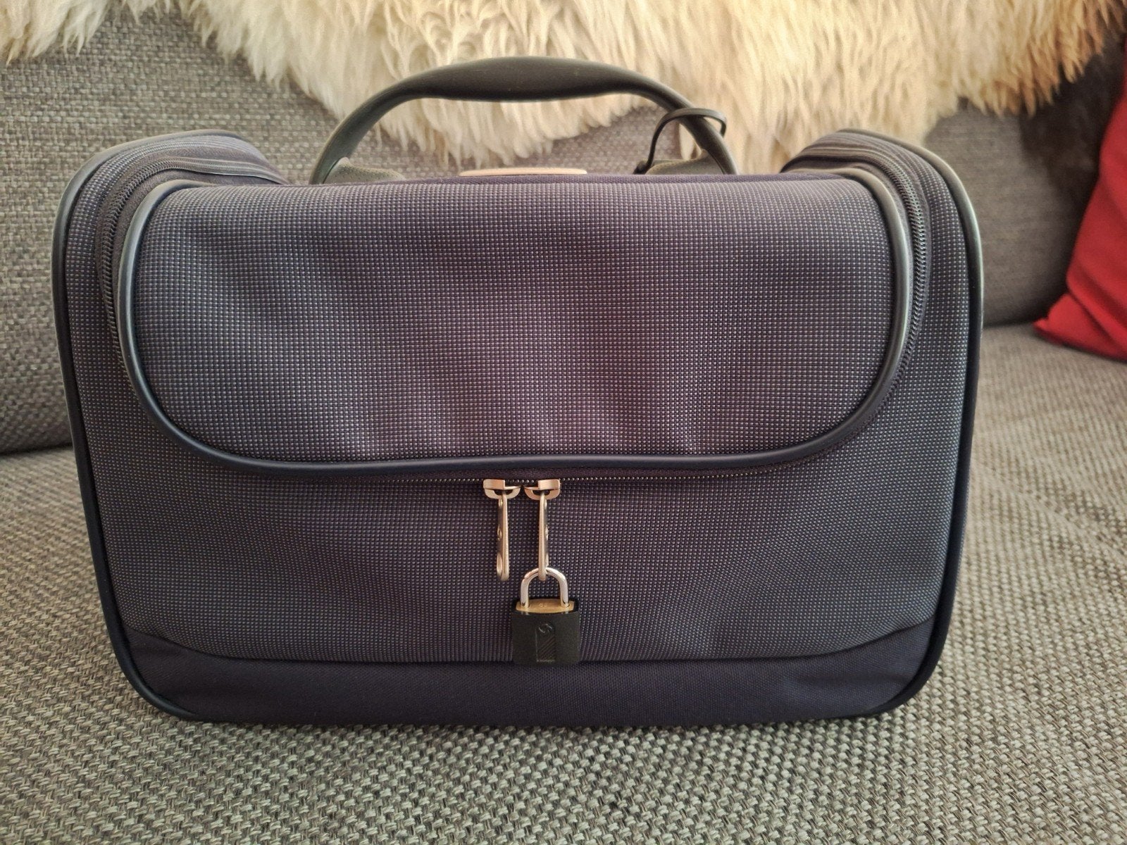 Samsonite Beautycase, Ophalen of Verzenden, Zo goed als nieuw, Blauw, Softcase