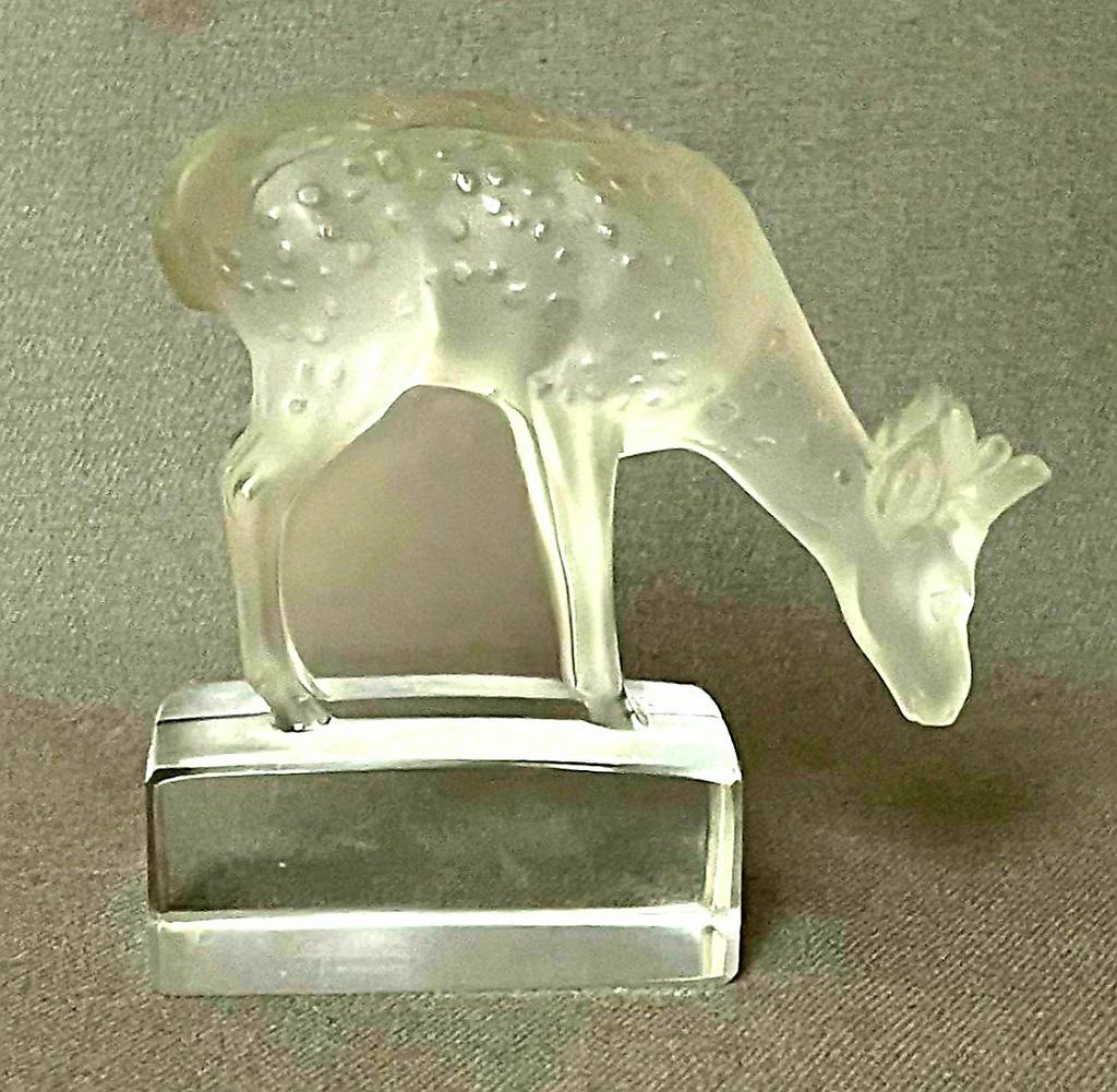 Lalique Deer, Ophalen of Verzenden