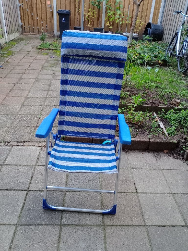 Tuinstoel, Ophalen of Verzenden, Kunststof, Inklapbaar