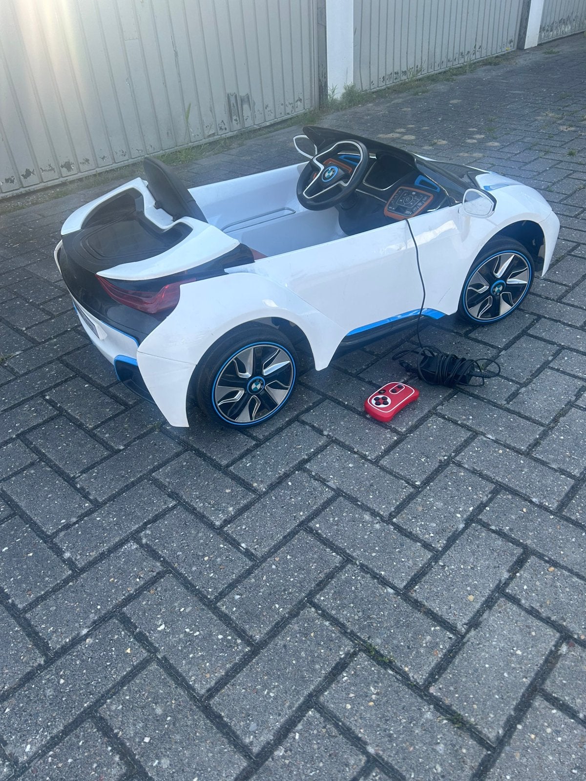 BMW i8 electrische auto met afstandsbediening, Ophalen of Verzenden, Gebruikt