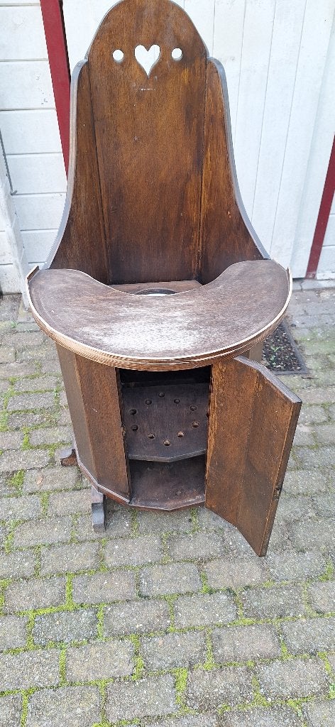 kinder wc stoel, Ophalen