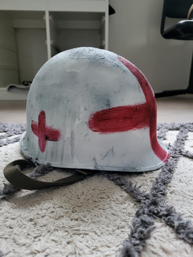 M53 Omgebouwd naar M1 Medic Helm, Ophalen of Verzenden
