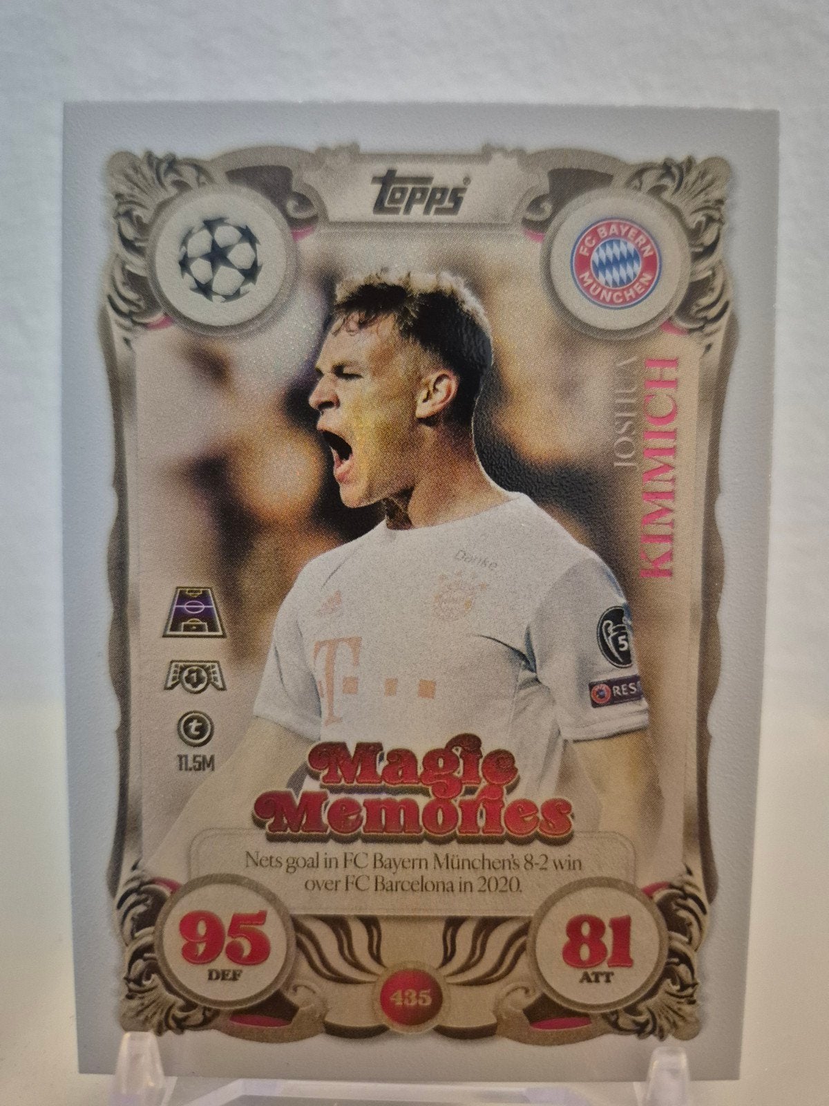 Topps Joshua Kimmich Magic Memories Spelerskaart, Ophalen of Verzenden, Nieuw, Plaatje