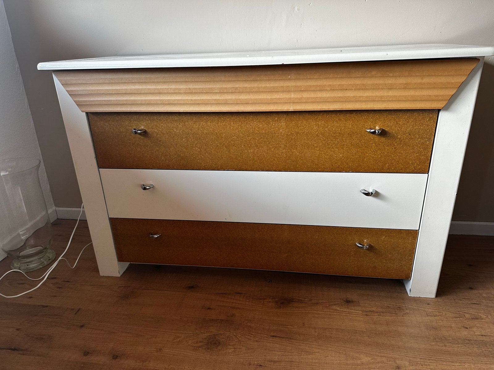 Vintage ladekast, Ophalen, 100 tot 150 cm, 3 of 4 laden, Minder dan 100 cm