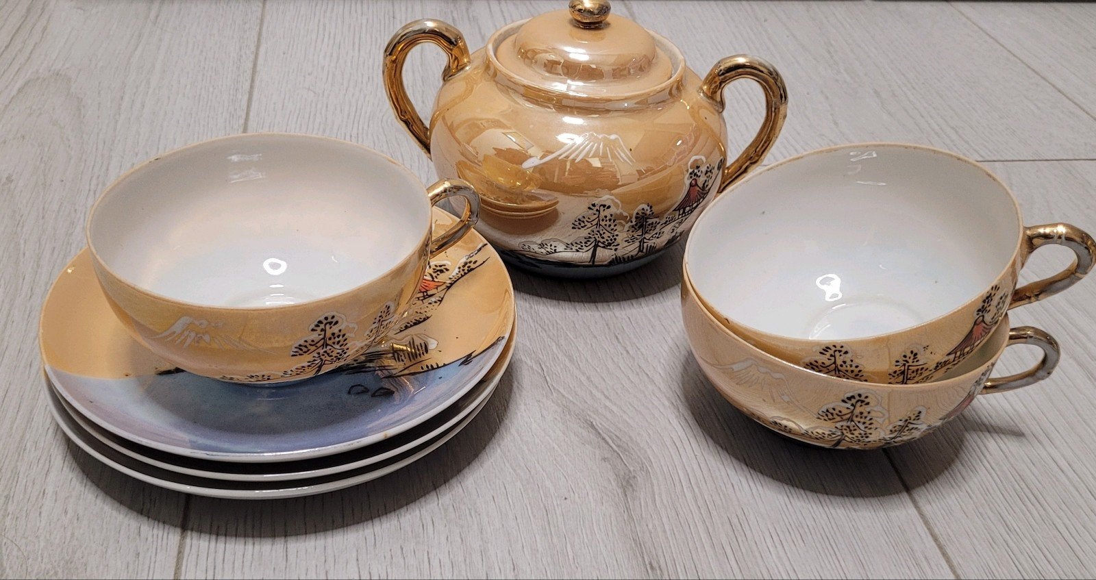 Theeservies items Japans eierschaalporselein, Ophalen of Verzenden