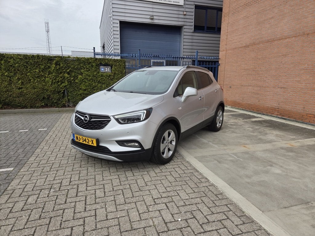 Opel Mokka X 1.4 Turbo Innovation Automaat 1e eigenaar, Auto's, Dealer onderhouden, Gebruikt, Euro 6, Leder en Stof