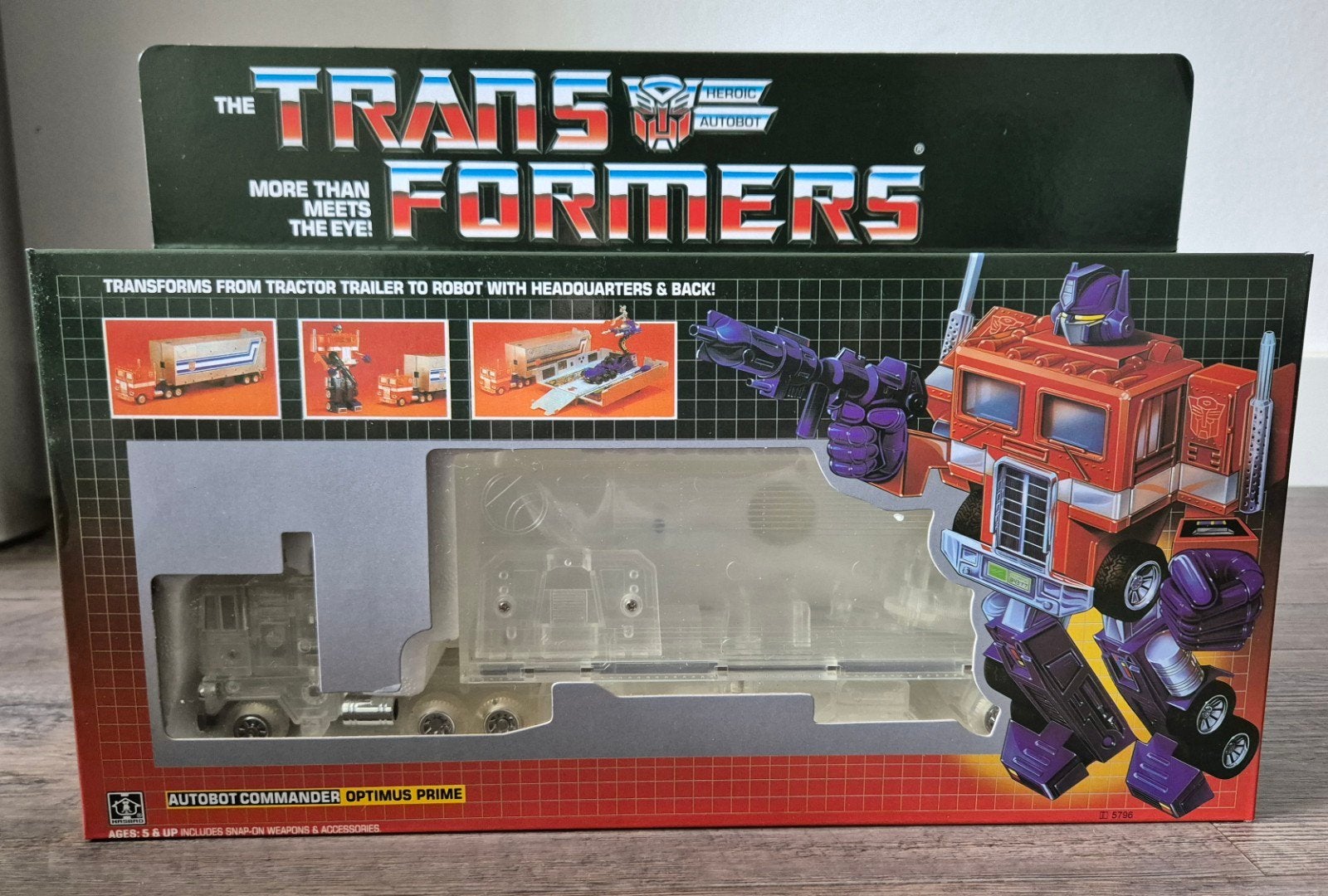Transformers G1 K.O. Optimus Prime Clear/Transparant Version, G1, Verzenden, Nieuw, Autobots