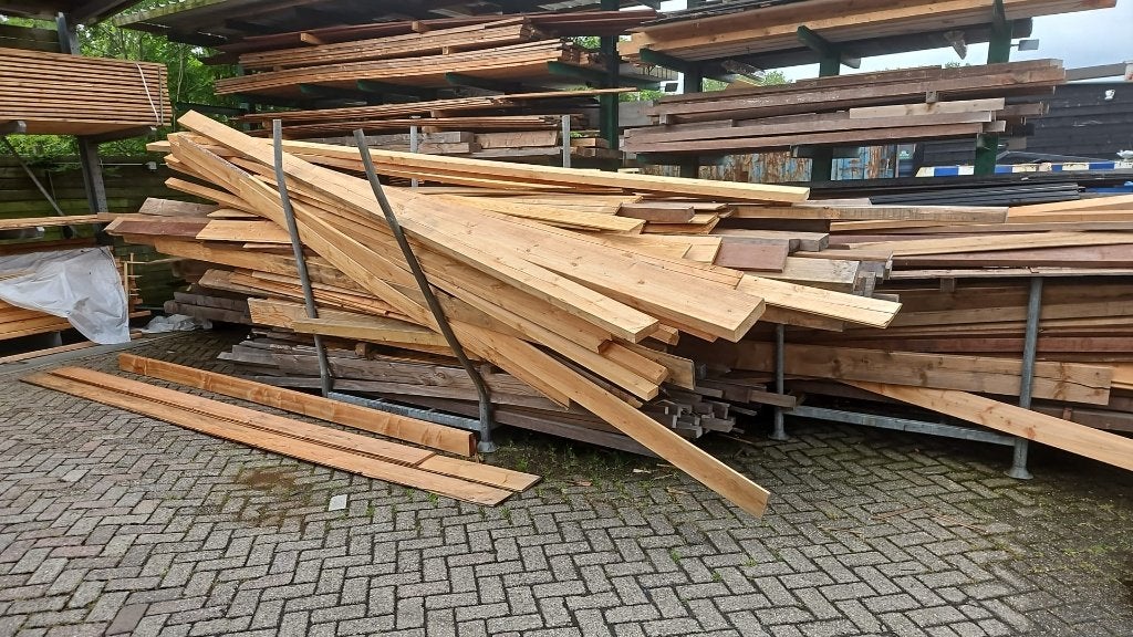 Divers b keuze tuinhout, Hardhout, Douglas 50% korting!!, Ophalen, Gebruikt, Planken, Hardhout