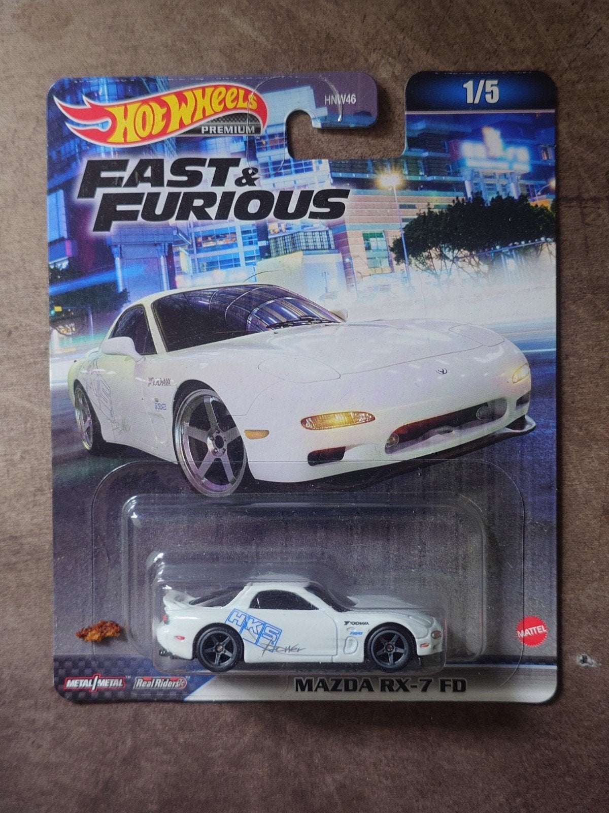 Hot Wheels Premium Fast & Furious Mazda RX-7 FD (1/5), Ophalen of Verzenden