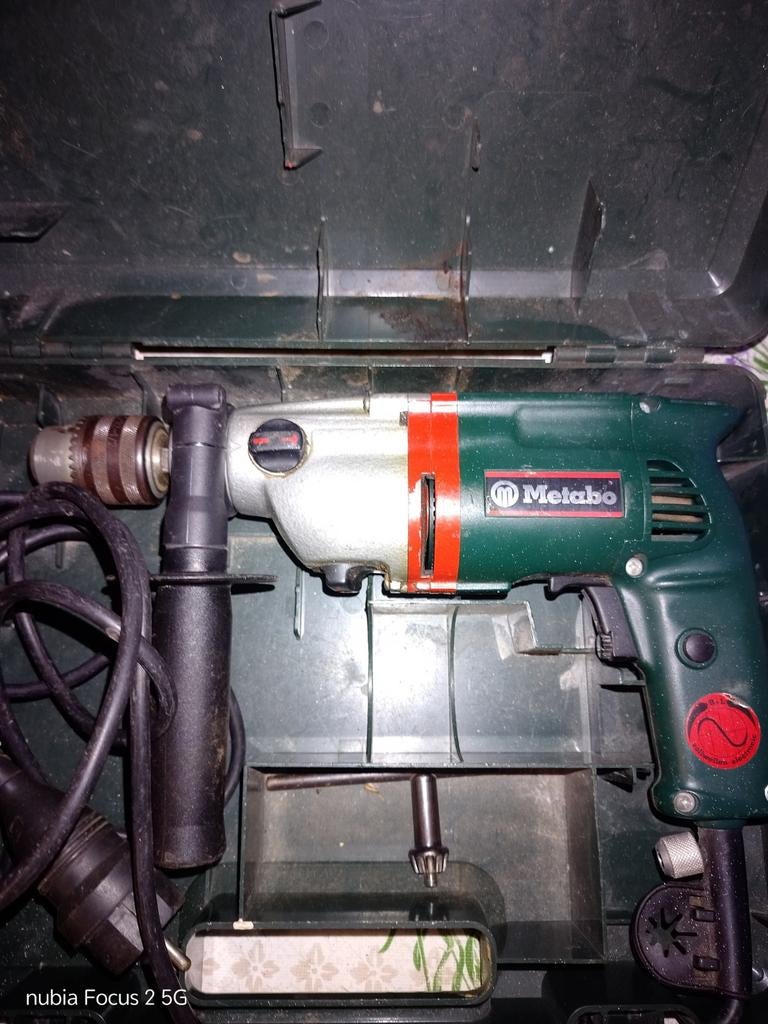 Metabo Klopboormachine SBE 700/2 S R+L - Harstikke goed, Boormachine, 600 watt of meer, Ophalen of Verzenden, Zo goed als nieuw