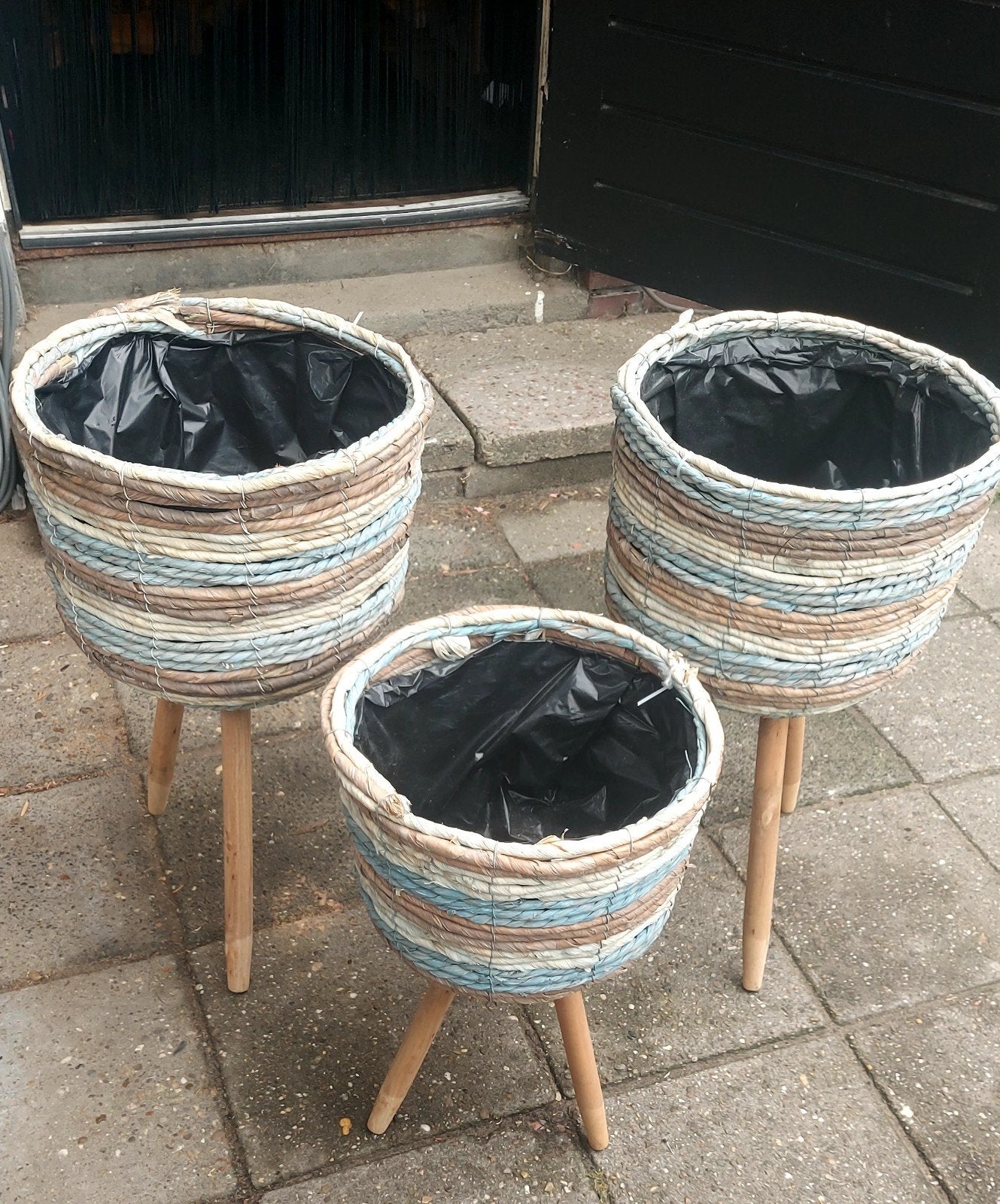 3 stuks planten bakken, Ophalen, Zo goed als nieuw, Meerkleurig