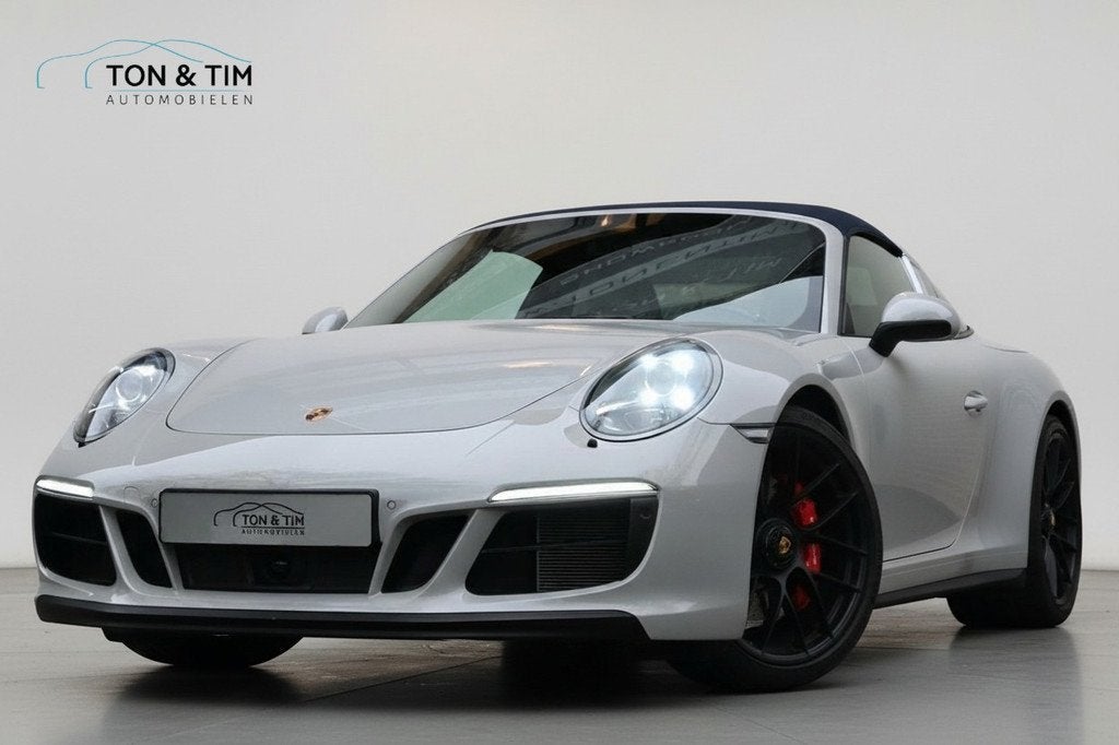 Porsche 911 3.0 Targa 4 GTS PDK Krijt SportChrono BOSE A.CAM, Automaat, Cabriolet, 4 stoelen, Leder en Stof