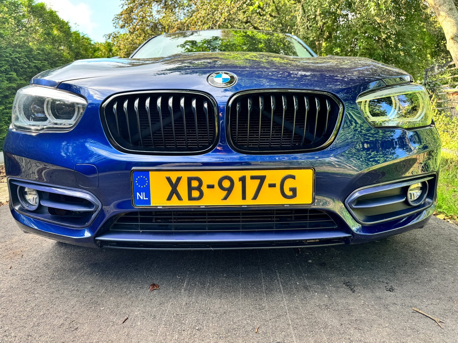 In zeer nette staat verkerende BMW 1-Serie 116i  2018 Blauw, 1-Serie, Dealer onderhouden, 1280 kg, Euro 6