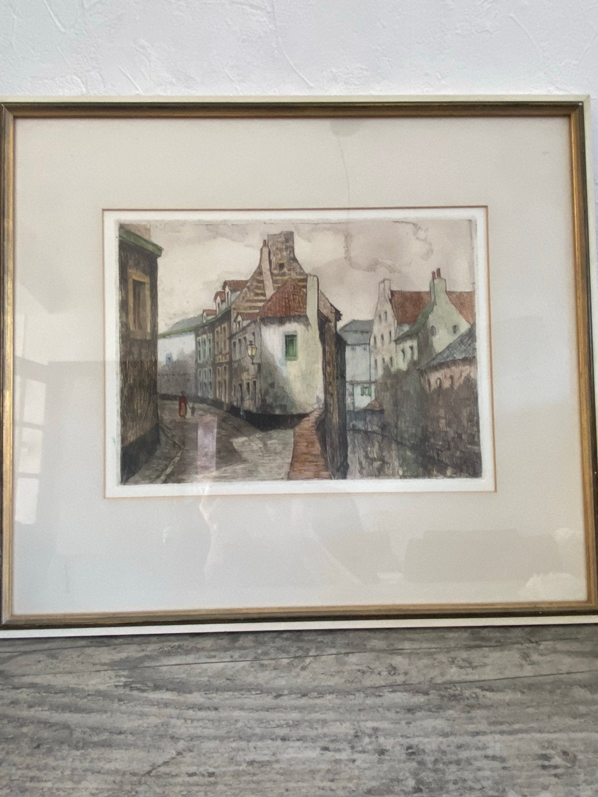Mooie ets/gravure, Ophalen