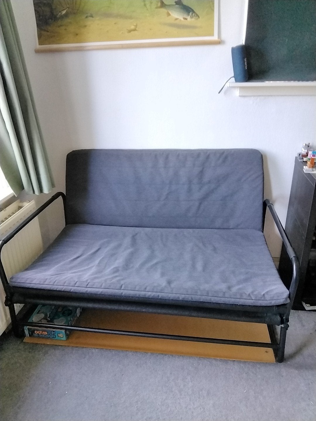 slaapbank Ikea Hammarn, Ophalen, Zo goed als nieuw, Twijfelaar, 120 cm
