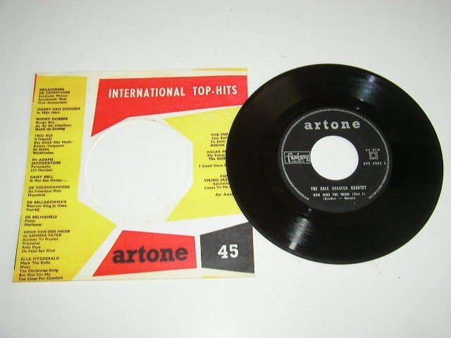 Jukebox Single - Dave Brubeck Quartet - How High the Moon, Verzenden, 7 inch, Zo goed als nieuw, Pop