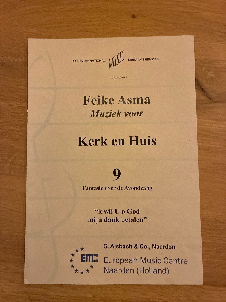 Feike Asma avondzang, Ophalen of Verzenden, Artiest
