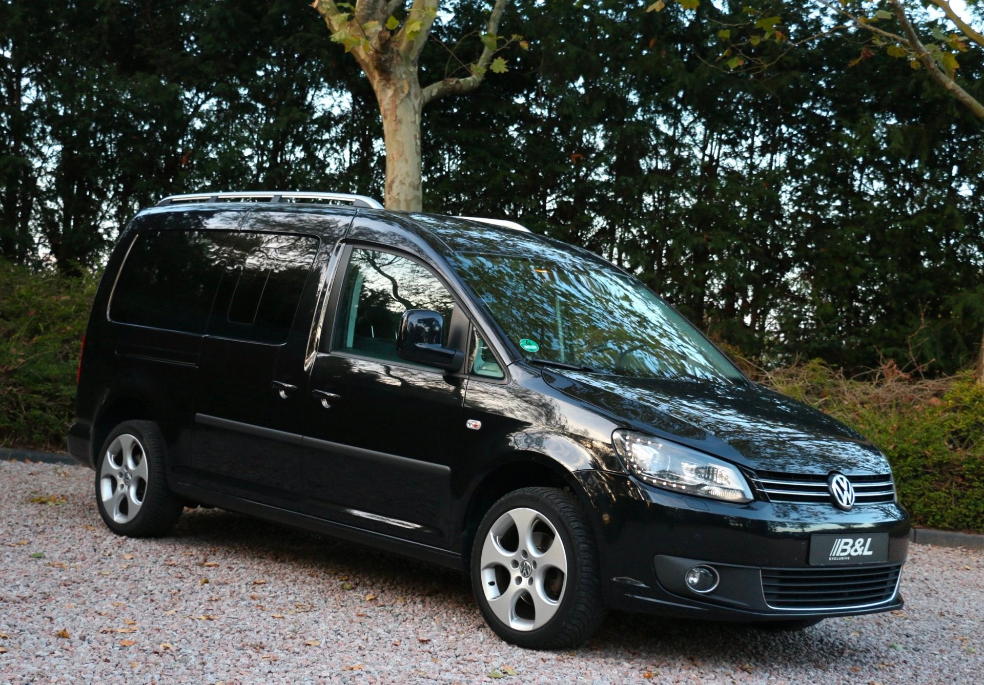 Volkswagen Caddy 1.6 TDI Maxi Aut DSG Marge Dubbele Cabine g, Gebruikt, Zwart, 102 pk, Bedrijf