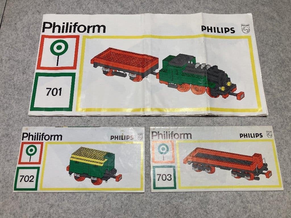 Philiform voorbeeldboekjes 701 702 703 trein, Ophalen of Verzenden, Zo goed als nieuw, Overige merken