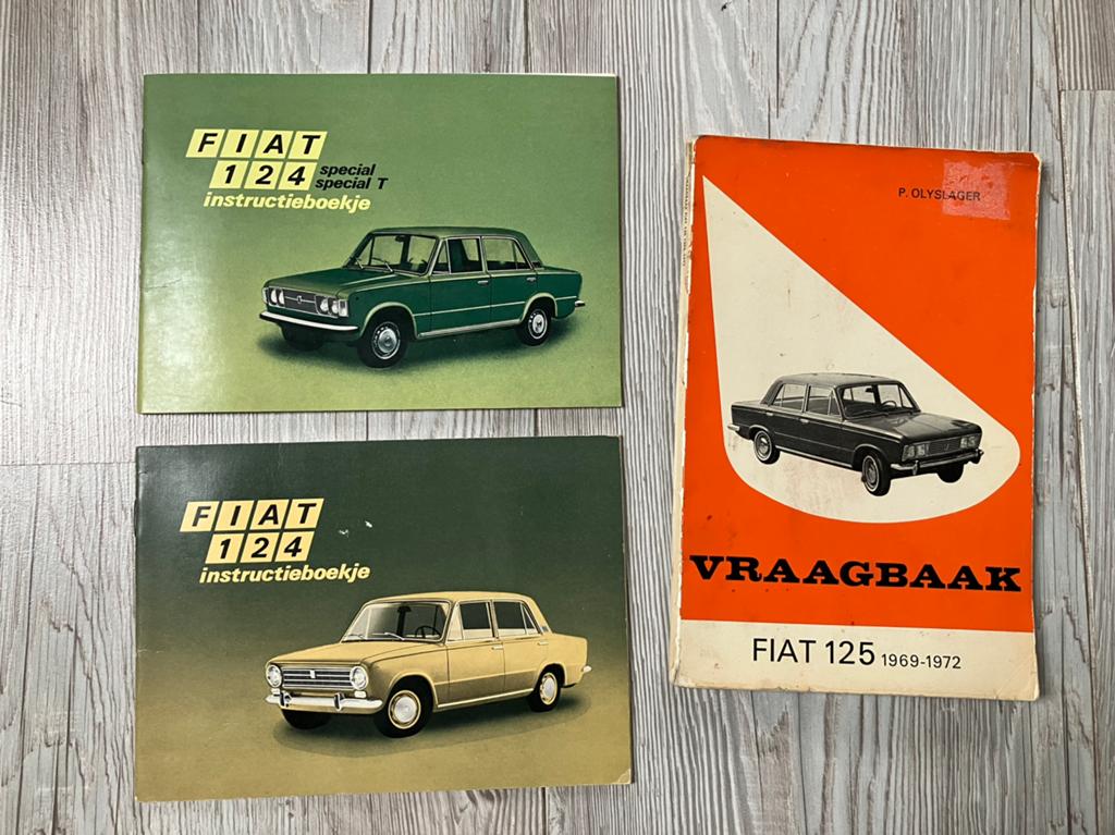 Documentatie Fiat 124 , 124 Special , 124 Special T en 125, Ophalen of Verzenden, Gelezen, Overige merken