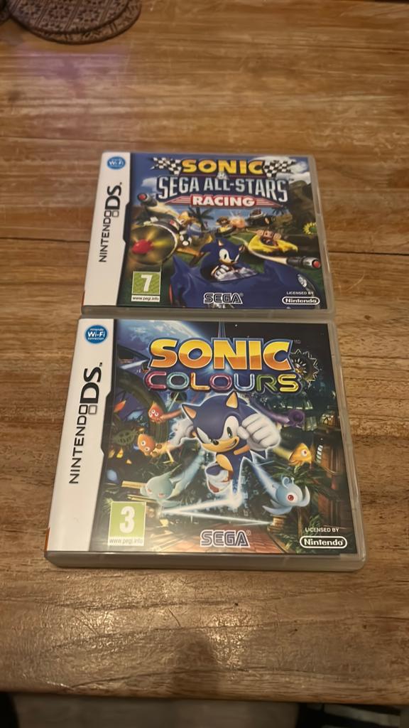 Sonic games - Nintendo DS, Spelcomputers en Games, Games | Nintendo DS, Ophalen, 1 speler, Racen en Vliegen, Zo goed als nieuw
