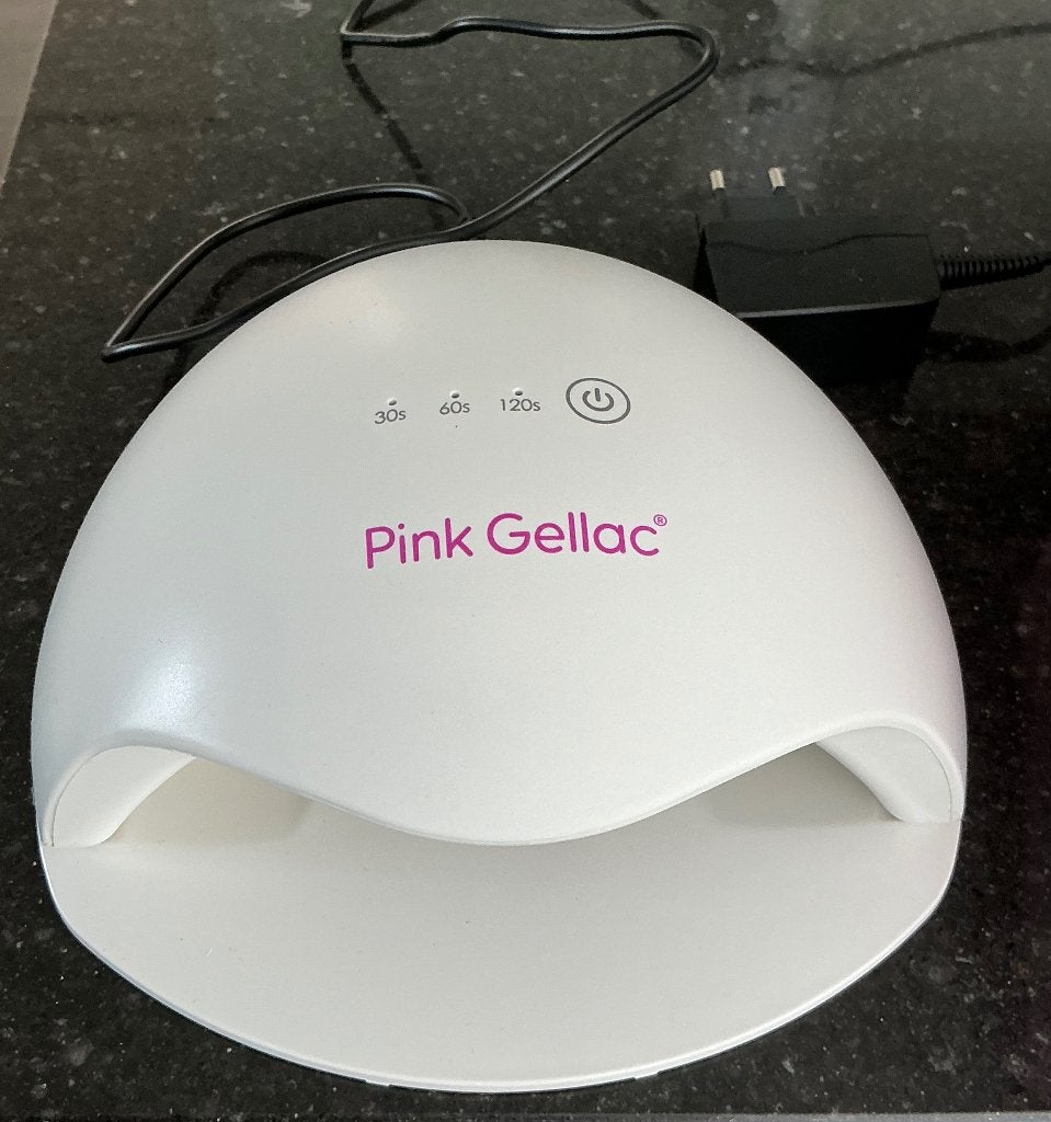 Pink Gellac uv lamp, Wit, Ophalen of Verzenden, Zo goed als nieuw, Handen en Nagels