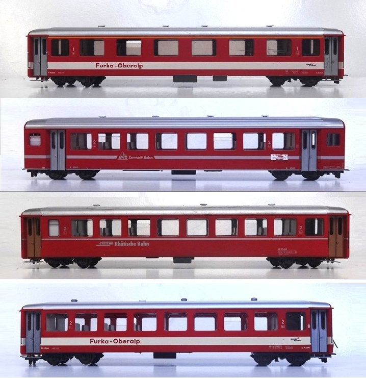 Bemo setje Glacier Express, Overige merken, Treinset, Gelijkstroom, Ophalen of Verzenden