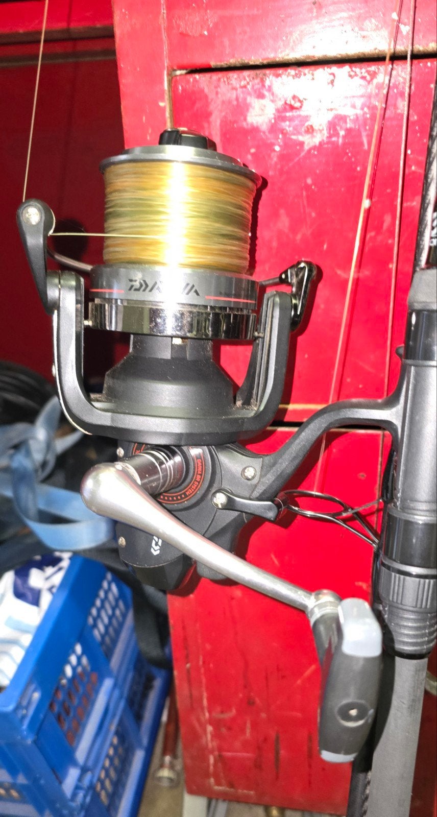Drie stuks Daiwa Windcast BR 5000LDA molens, Ophalen of Verzenden, Gebruikt, Molen
