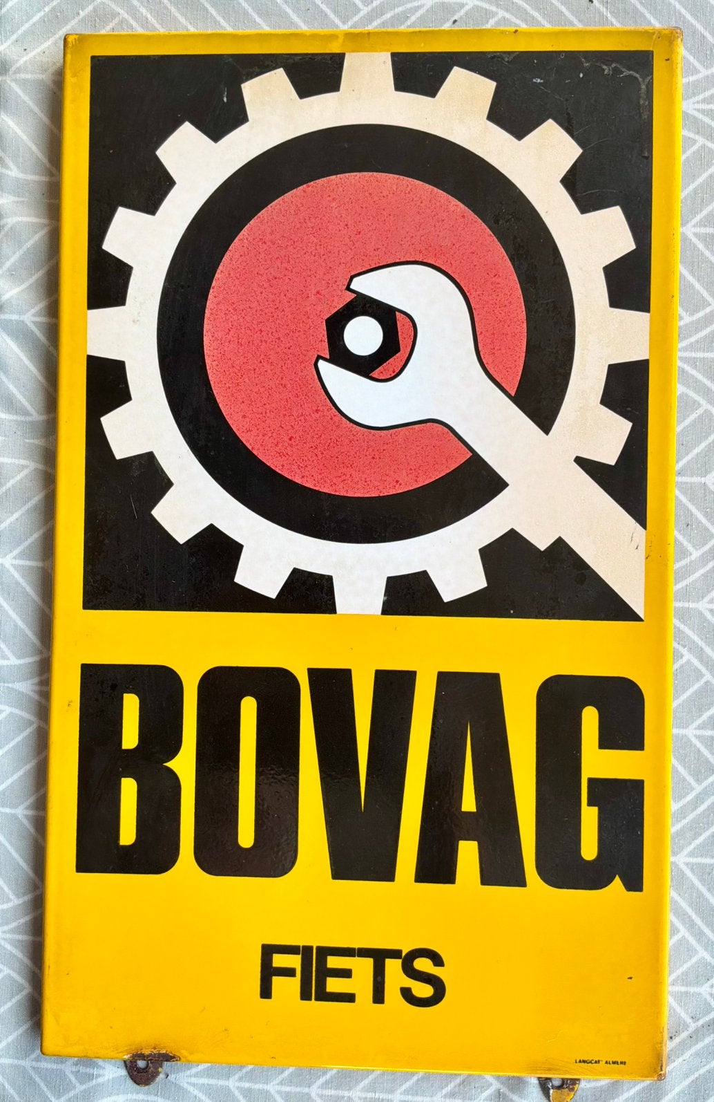 Bovag Fiets emaille bord, Ophalen of Verzenden