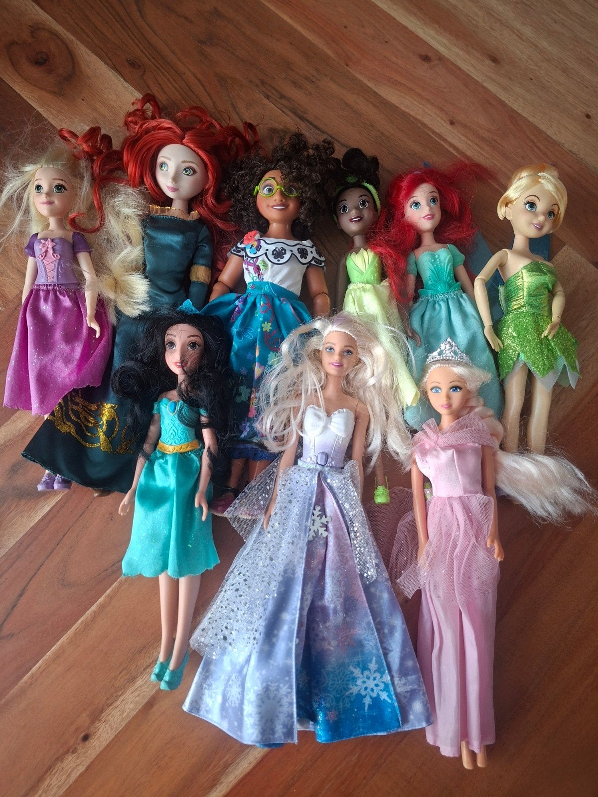 Grote collectie Disney prinsessen en andere poppen, Ophalen, Gebruikt, Overige typen