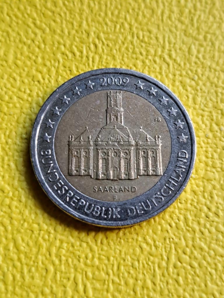 2 euro cc Duitsland Saarland 2009 (F), Ophalen of Verzenden, Duitsland, 2 euro