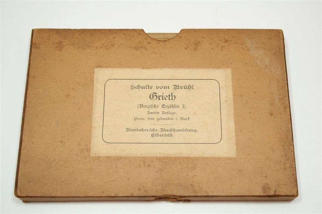 Grieth — Schulte vom Brühl, Bergische Verhalen Cassette 1903, Ophalen of Verzenden, Gelezen