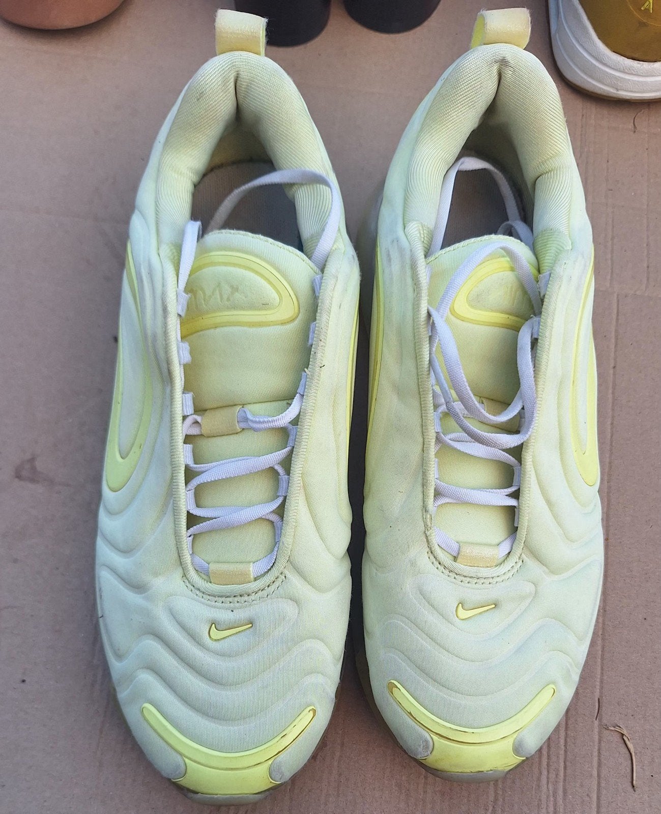 Nike Air Max 720 sneakers - Lichtgeel, Geel, Nike, Ophalen of Verzenden, Sneakers of Gympen