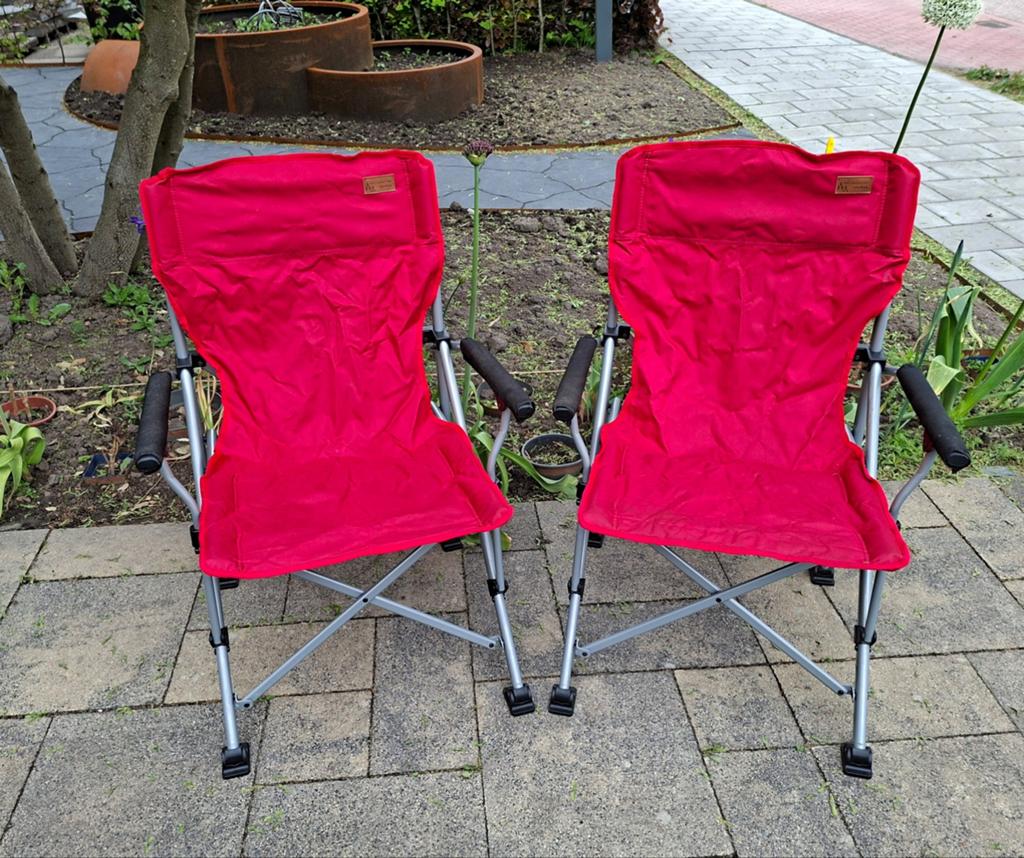 2 Obelink Chairman camping vouwstoelen, Ophalen, Gebruikt, Campingstoel