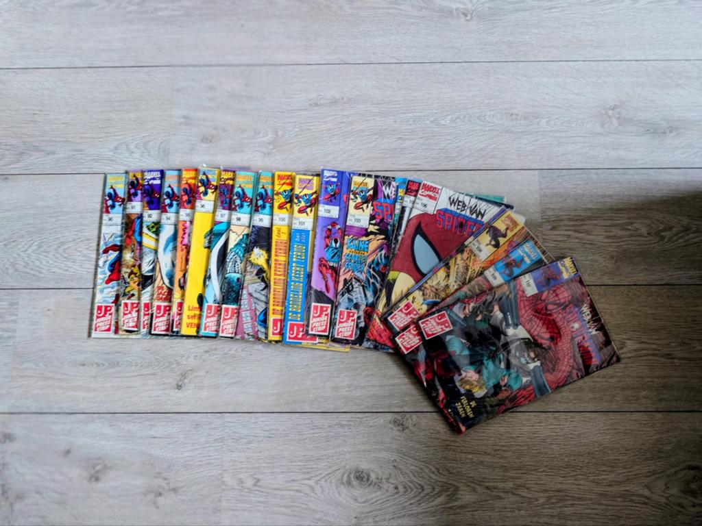 Web van Spiderman Comics (1994-1995) - Nrs. 90 t/m 110, Gelezen, Marvel Comics, Europa, Ophalen of Verzenden